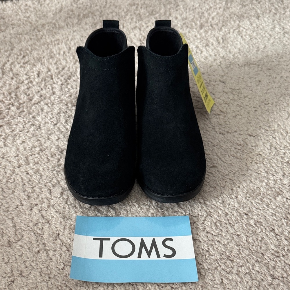 TOMS Kids Classic Black Boots